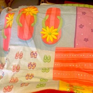Flip flop theme shower curtain - Bed Bath & Beyond